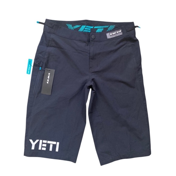 Yeti NWT Shorts Men's Athletic Enduro Racing Short Black - Picture 2 of 13